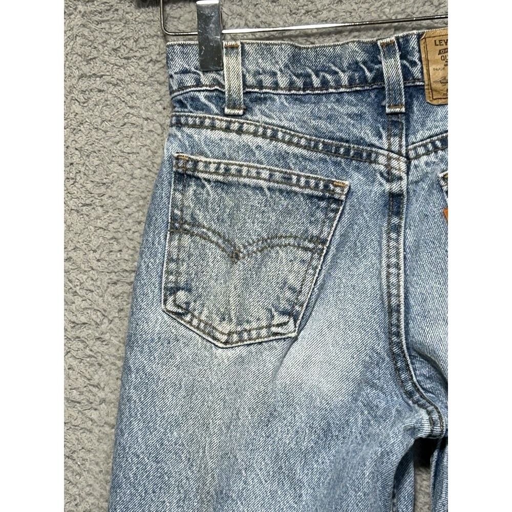 Levi's Youth Vintage 550 Relaxed Fit Jeans Orange Tab 1990s Sz 14 Regular - Picture 12 of 15